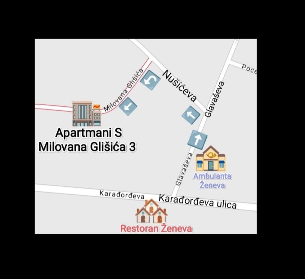 קראלג'בו Apartmani S - Dsn מראה חיצוני תמונה